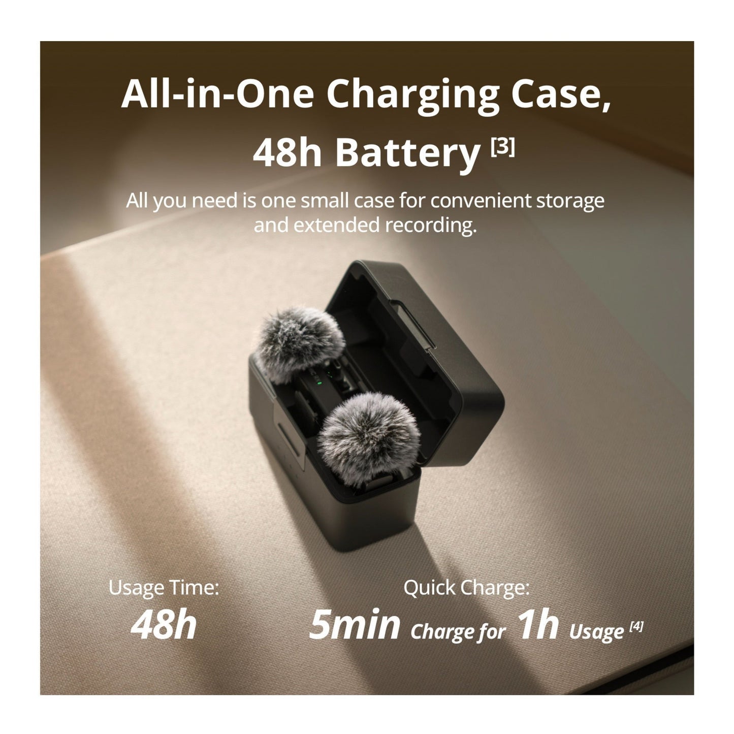 DJI Mic Mini (2 TX + 1 RX + Charging Case) with Wireless Portable Accessory