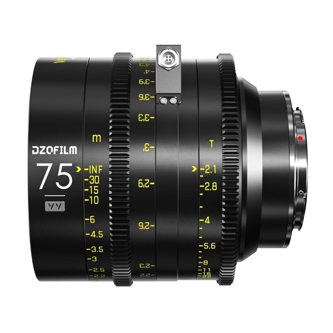DZOFilm VESPID Cyber Full Frame 75mm T2.1 Prime Lens with Real-Time Transmission (PL and EF Mounts)