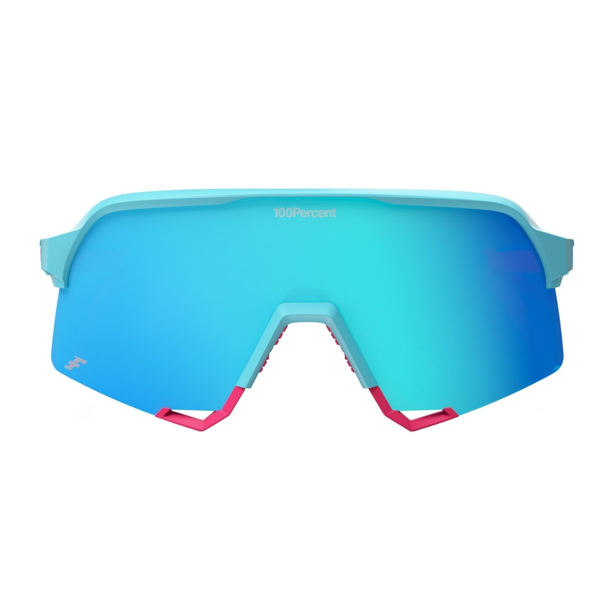100 Percent S3 LE Tatis 4 Soft Tact Blue Sunglasses with Blue Topaz Mirror Lens