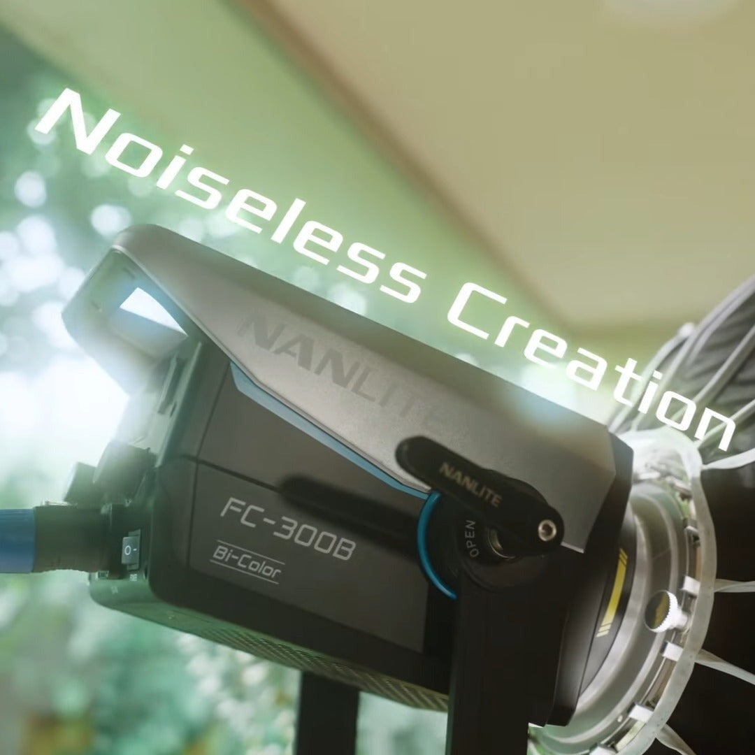 Nanlite FC300B Bi-Color LED Spotlight with Parabolic 150 Softbox Bundle