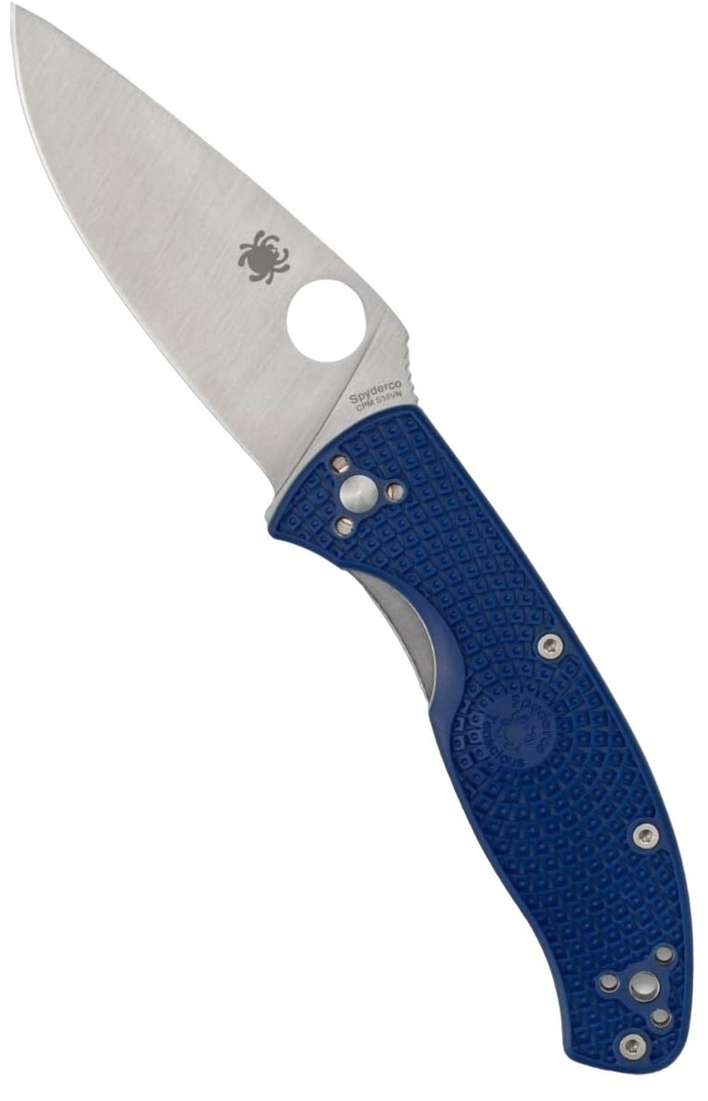 Spyderco Tenacious Lightweight Folding Utility Pocket Knife with CPM S35VN Steel Blade (PlainEdge)