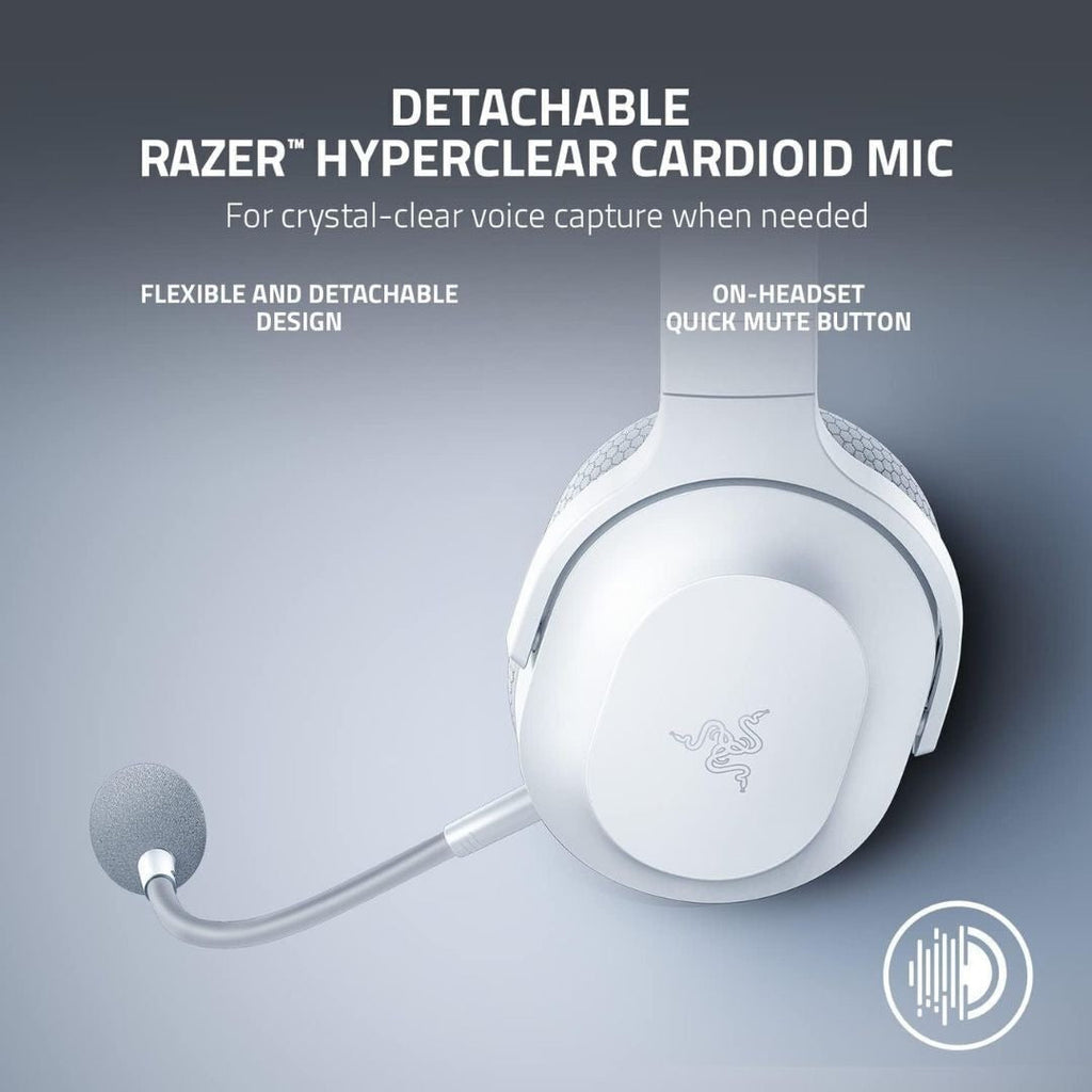 Razer Barracuda X Wireless Multi-Platform Gaming & Mobile Headset, Mercury White (Certified Refurbished)