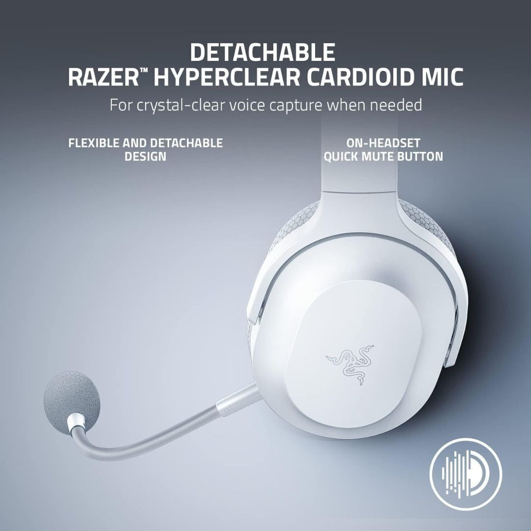 Razer Barracuda X Wireless Multi-Platform Gaming & Mobile Headset, Mercury White (Certified Refurbished)