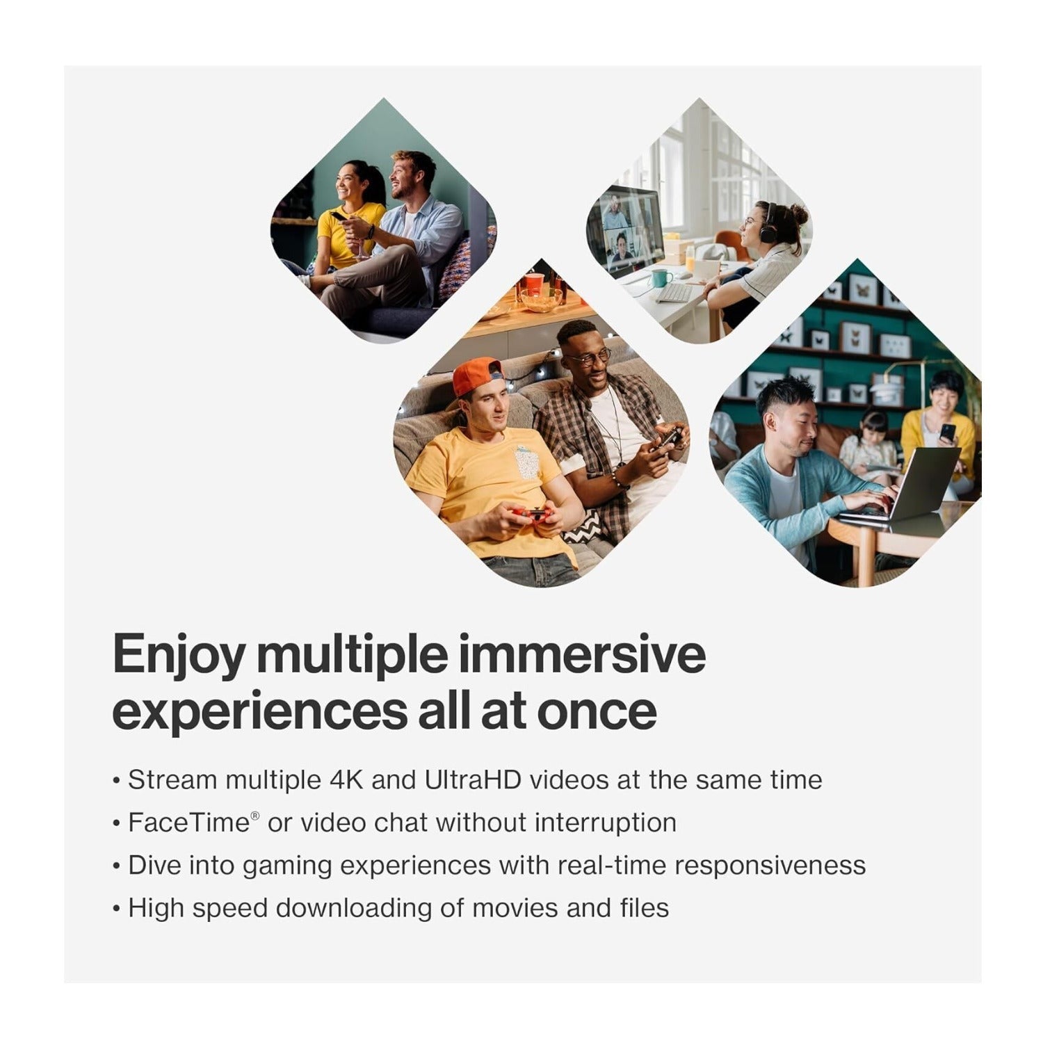 Linksys Multi-Gig Micro Mesh WiFi 6 System - Connect 100+ Devices