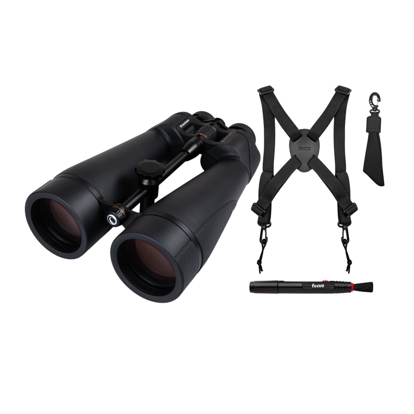 Celestron Skymaster Pro ED 20 x 80mm Multi-Coated Binoculars Harness Bundle