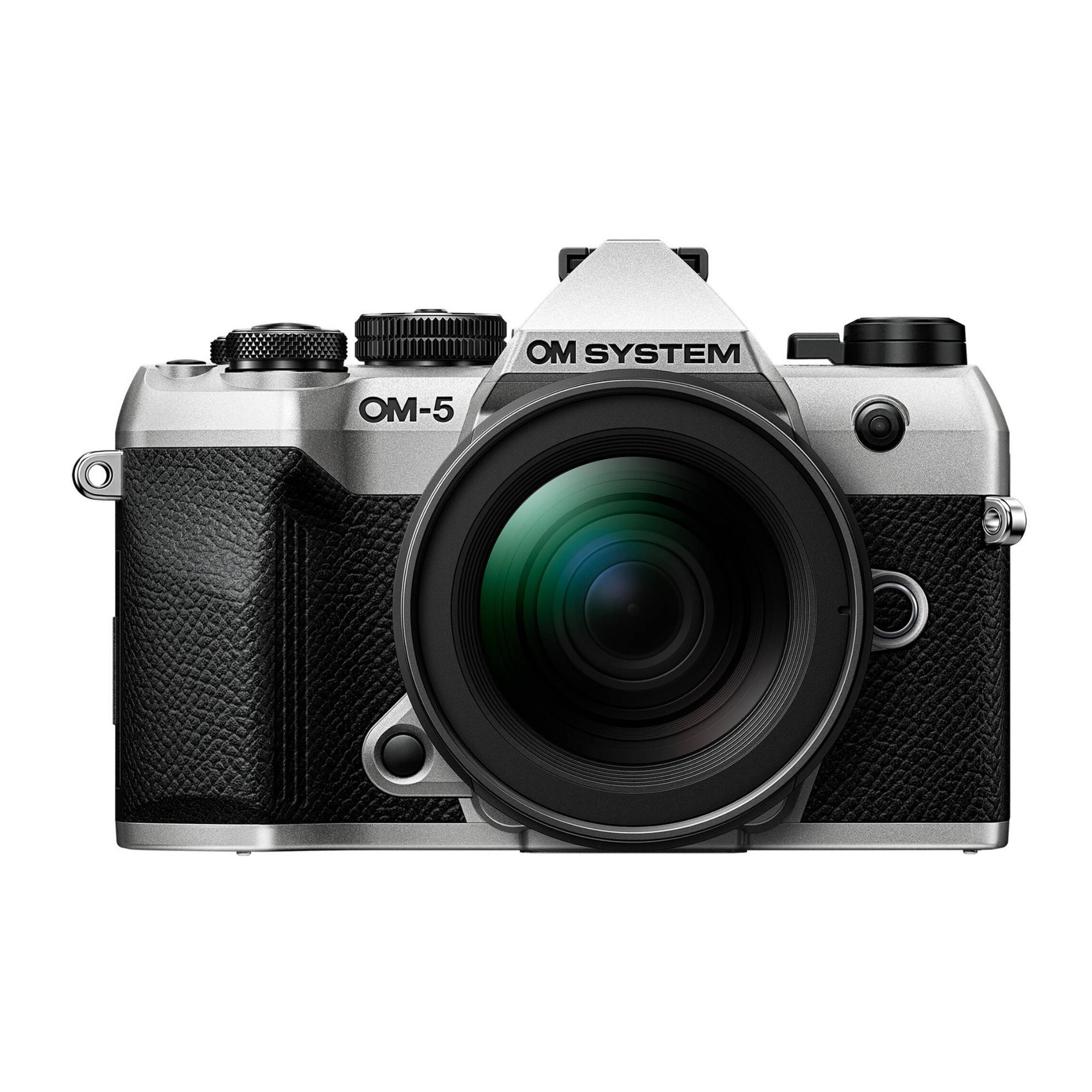 OM SYSTEM OM-5 Mark II Mirrorless Camera with 12-45mm f/4 PRO Lens (Silver)