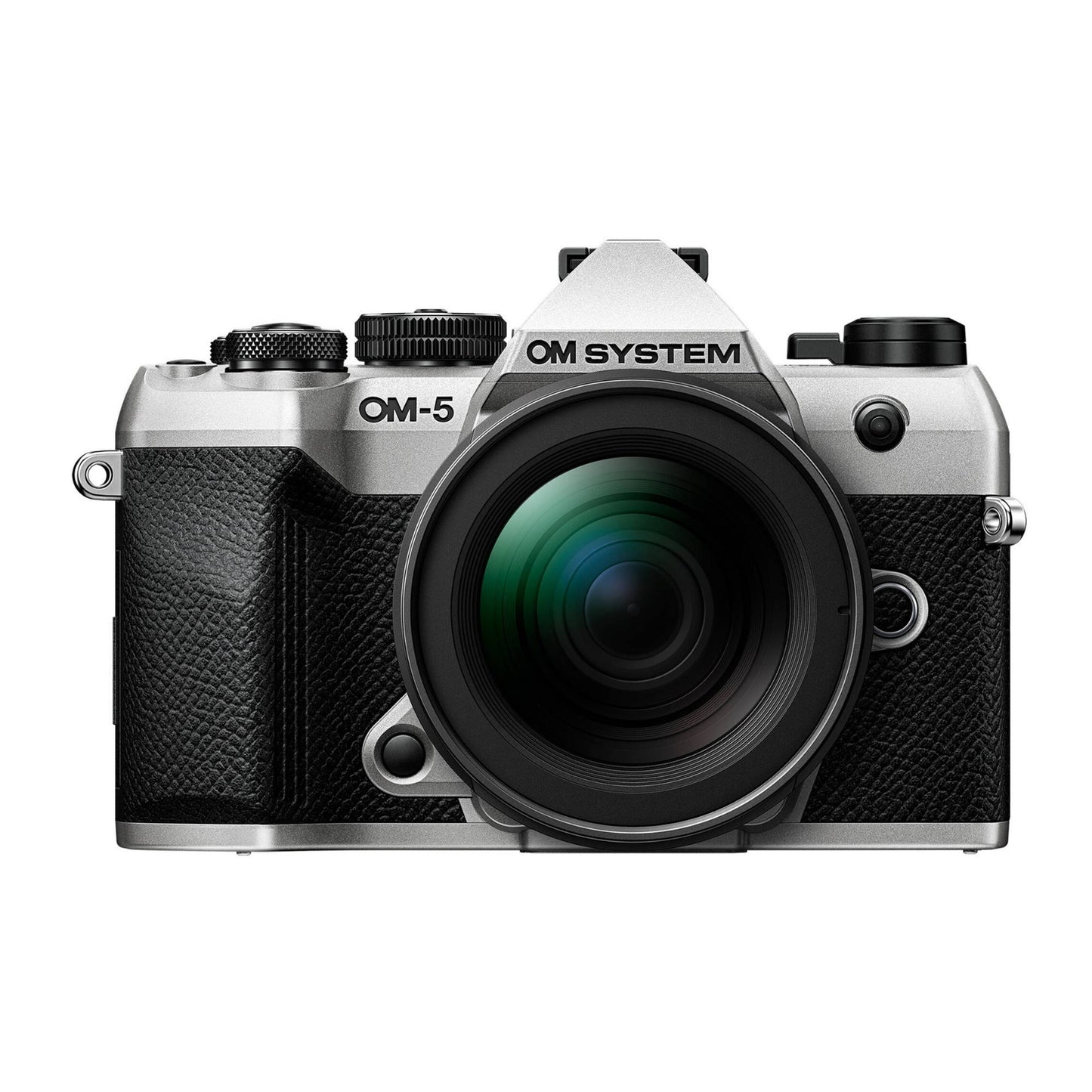 OM SYSTEM OM-5 Mark II Mirrorless Camera with 12-45mm f/4 PRO Lens (Silver)