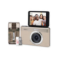 KODAK PIXPRO C1 13MP Digital Camera (Tan) with MicroSD Card and Card Reader