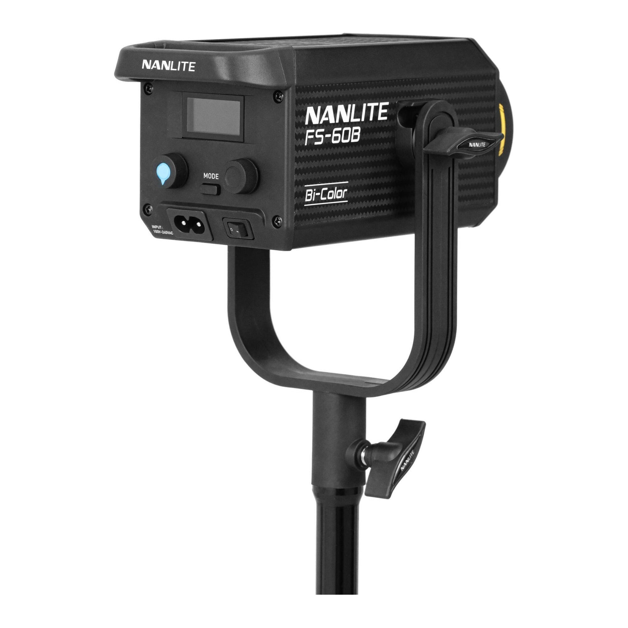 Nanlite FS-60B LED Studio Spotlight and FM Mount Projection Attachment Bundle
