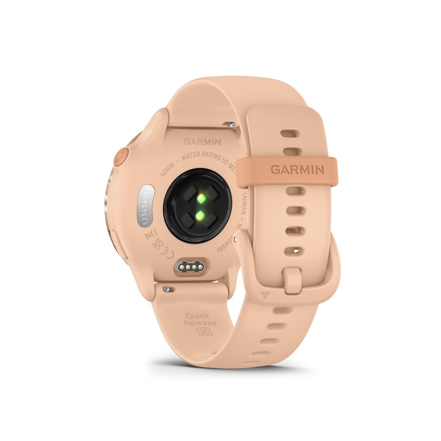 Garmin vivoactive 6 GPS Smartwatch (Metallic Pink) with Wireless Earbuds Bundle