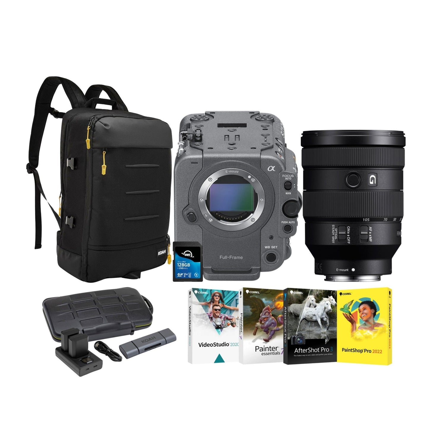 Sony FX6 Full-Frame Cinema Camera with 24-105mm f/4 G OSS Lens Bundle
