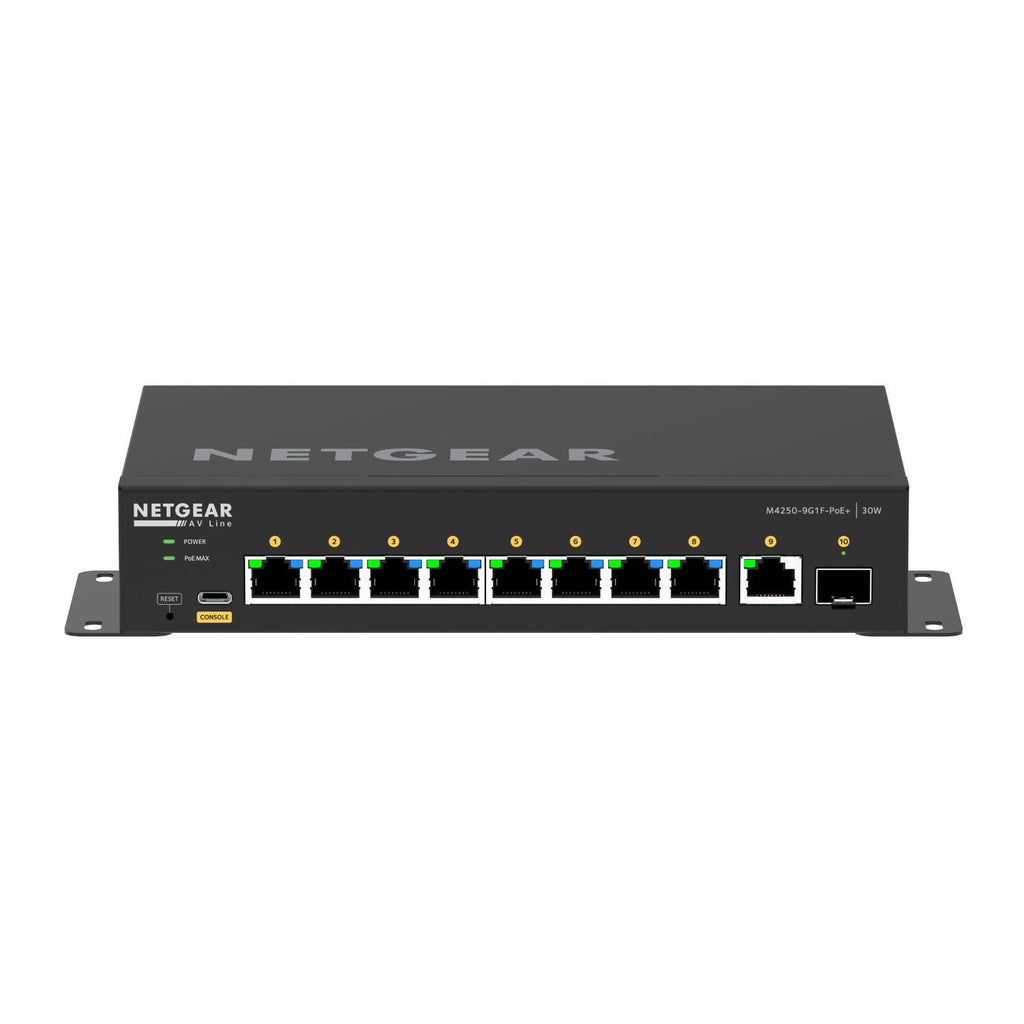 Netgear M4250 GSM4210PD 8-Port Gigabit PoE+ Managed AV Switch w/ SFP (110W)