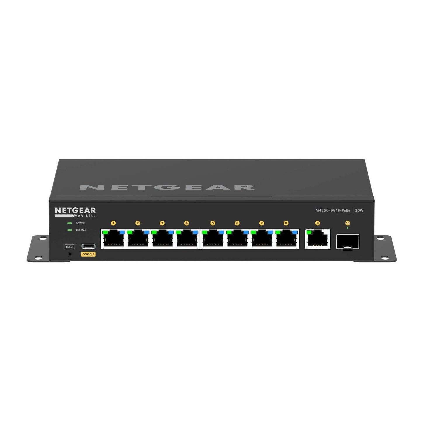 Netgear M4250 GSM4210PD 8-Port Gigabit PoE+ Managed AV Switch w/ SFP (110W)