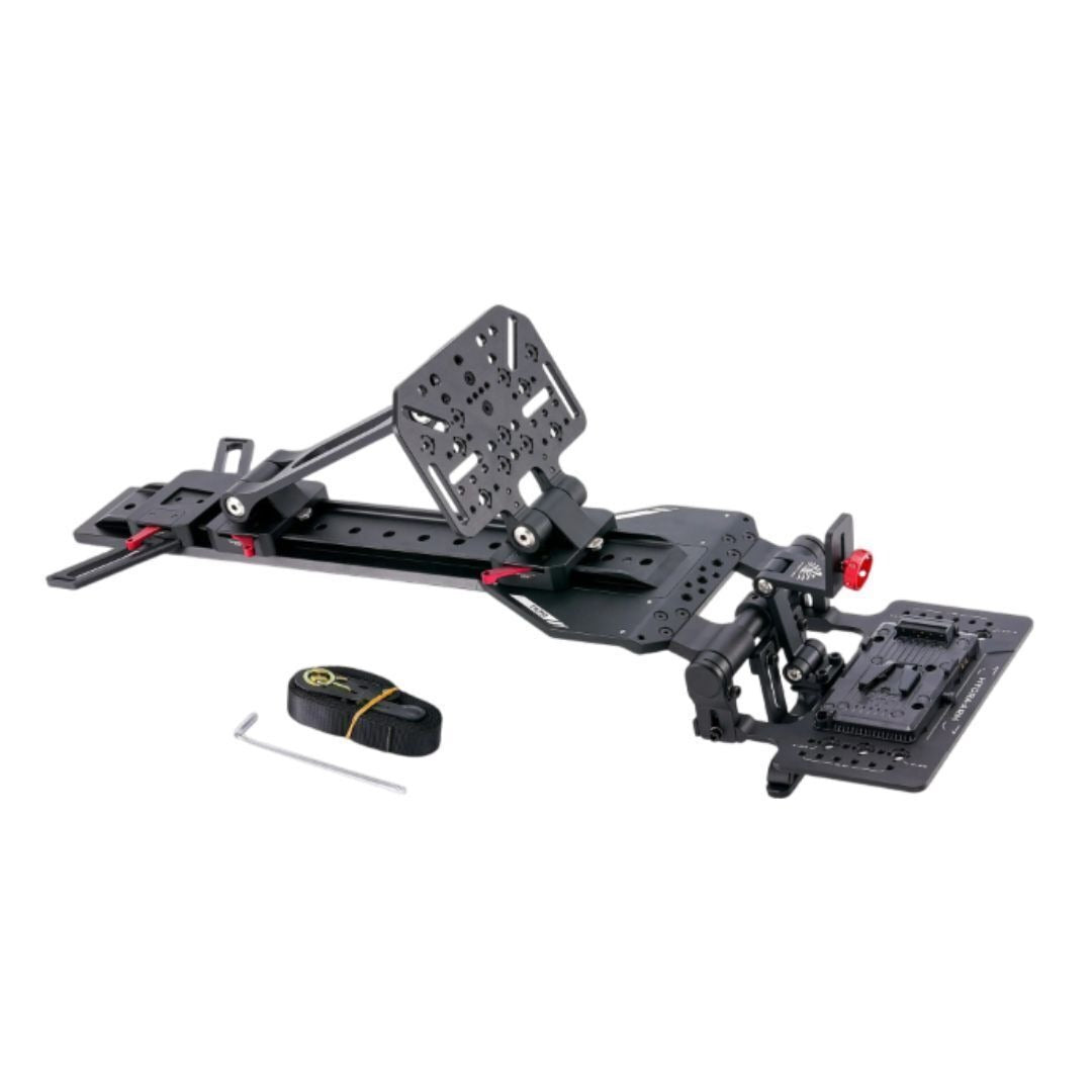 Tilta Rear Seat Monitor Mounting Bracket Pro with Universal Design and Mounting Plate (Black)