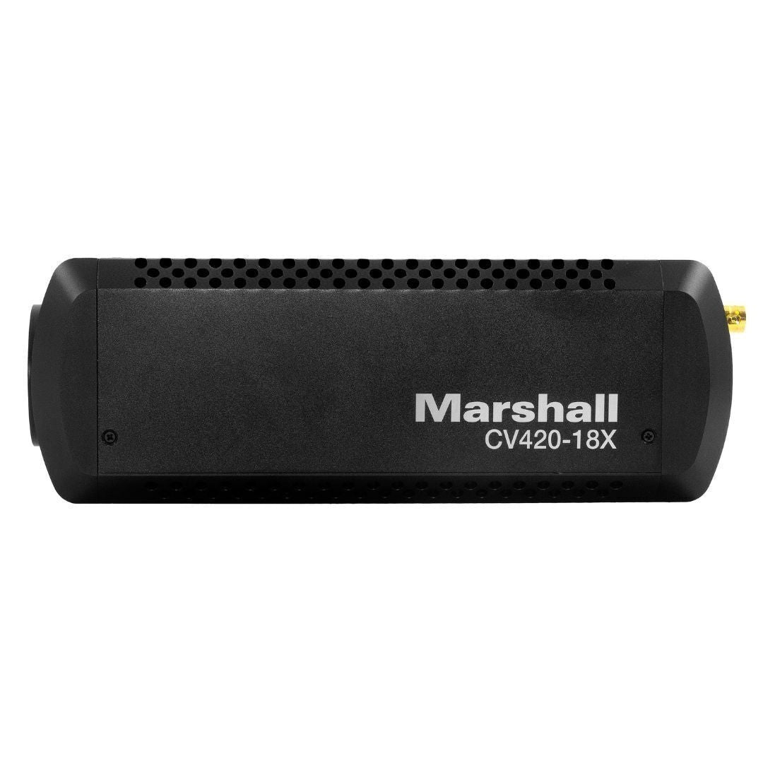 Marshall CV420-18X True-4K60 12GSDI Camera with 12.5MP 4K Sensor and 18x Optical Zoom Range (Black)