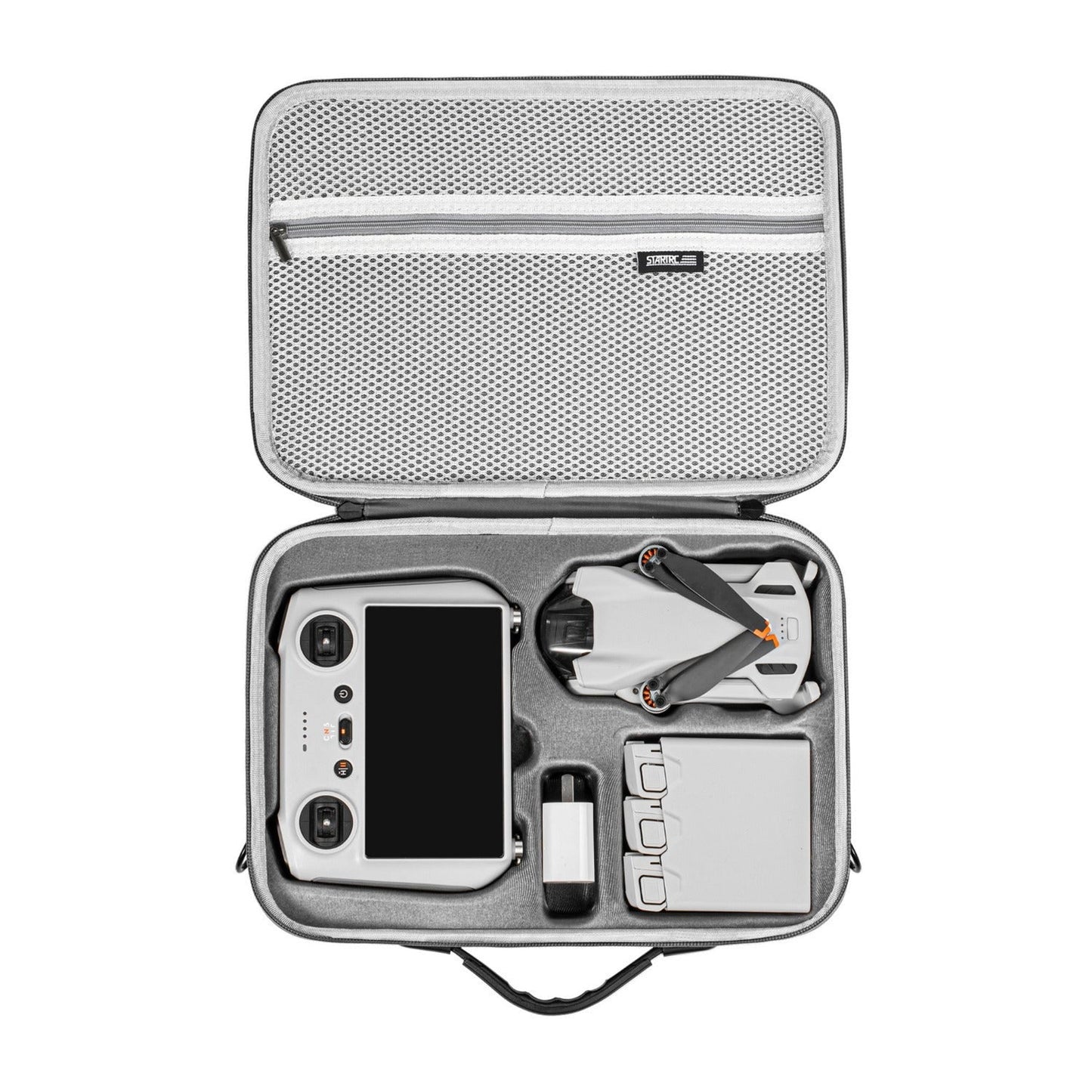 DJI Mini 3 Drone with RC Controller, 256GB Card, Case, Low-Noise Props Bundle