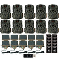 Browning Trail Camera Strike Force FHDR 40MP (10-Pack) with Accessories Bundle