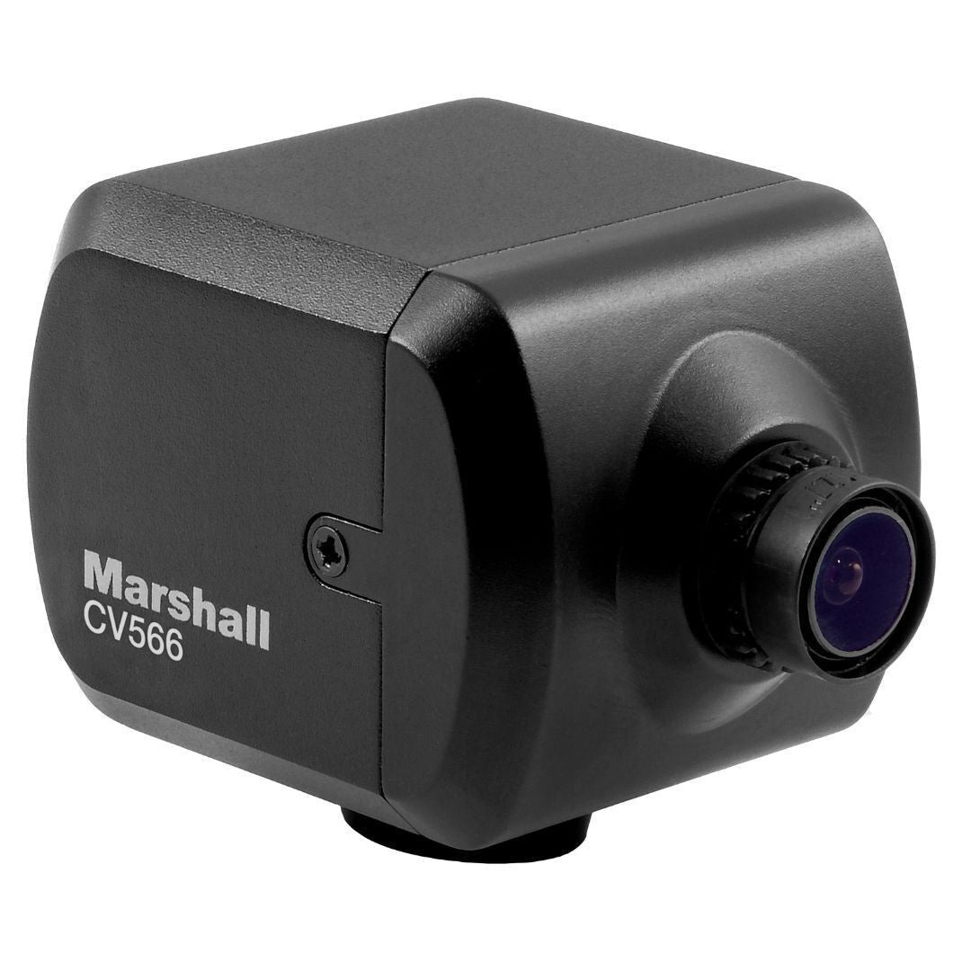 Marshall Micro CV566 Genlock Camera with Sony Exmor Sensors and HD Display (HDMI and 3GSDI, Black)