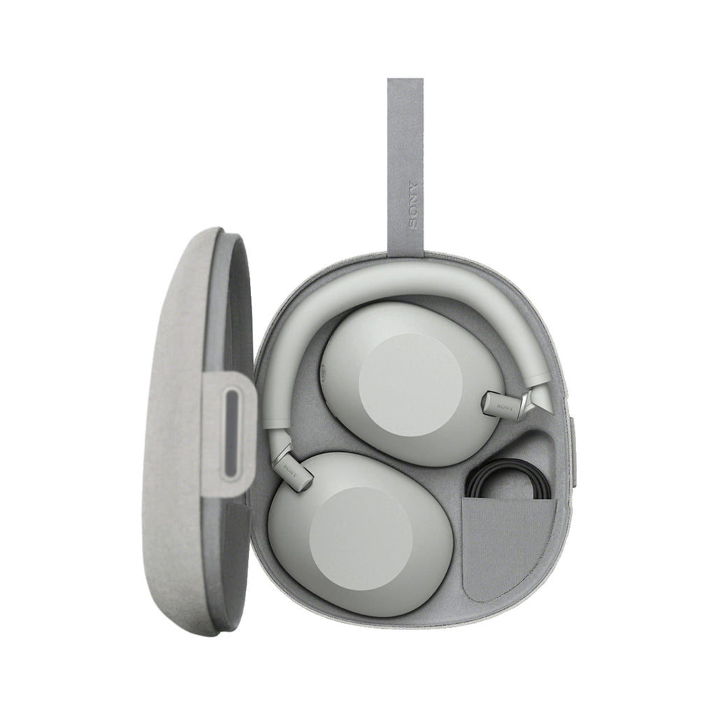 Sony WH-1000XM6 Wireless Noise-Canceling Headphone and Accessory Bundle (Silver)