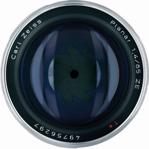 Zeiss Planar T* Manual Focus 85mm f/1.4 ZE Telephoto Lens for Canon EOS