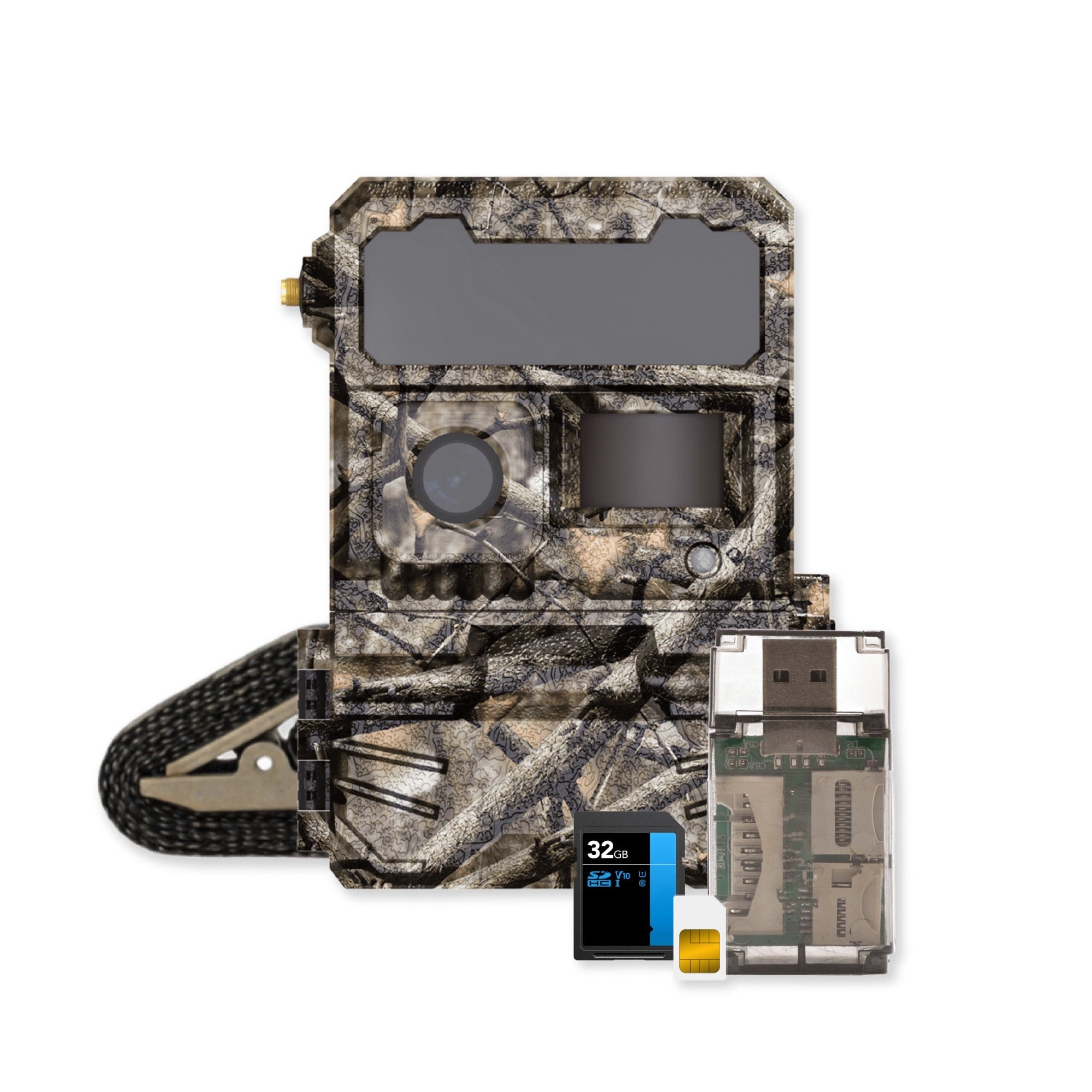 Yellowstone Y2 4G LTE Cellular Trail Camera Bundle with High-Speed Card Reader, and Accessories