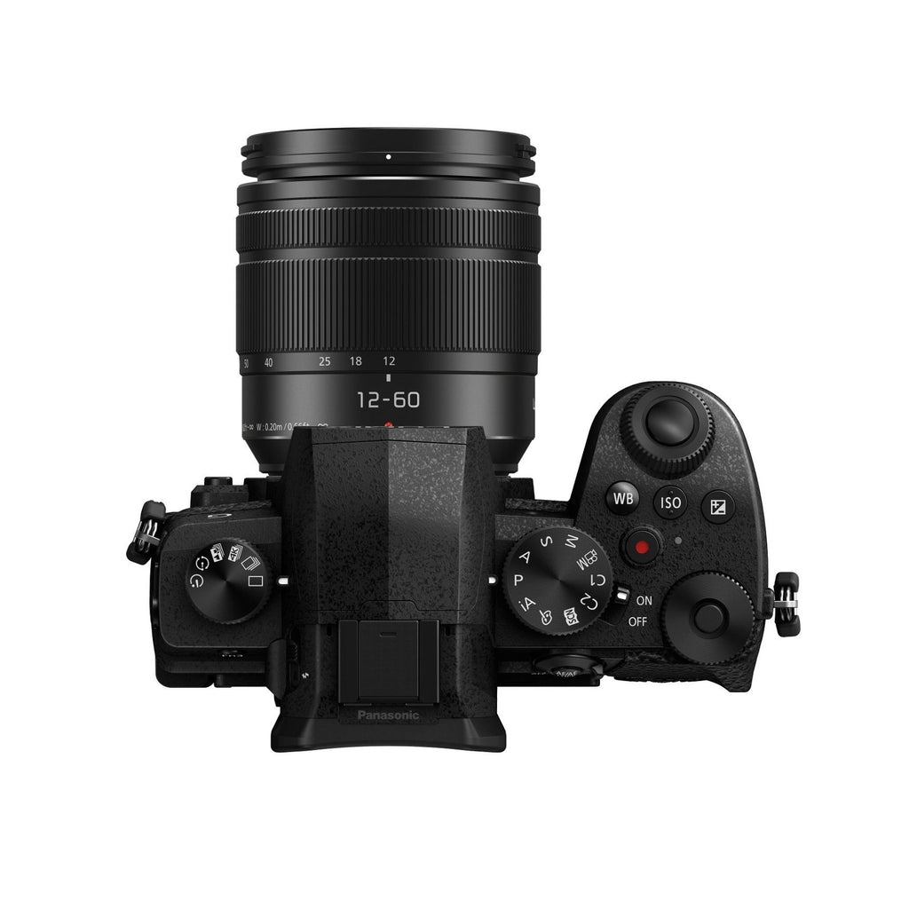 Panasonic LUMIX G95 20.3MP Mirrorless Camera with 12-60mm Lens and Mic Bundle