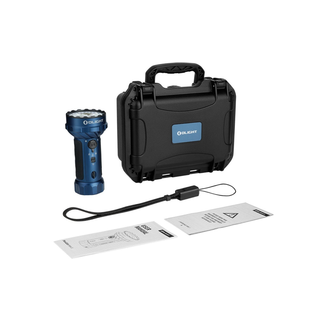 Olight Marauder Mini 2 10,000 Lumen Rechargeable Flashlight (Midnight Blue)