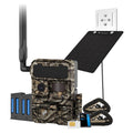 Yellowstone Y2 4G-LTE Trail Camera Bundle with Solar Panel and Accessories