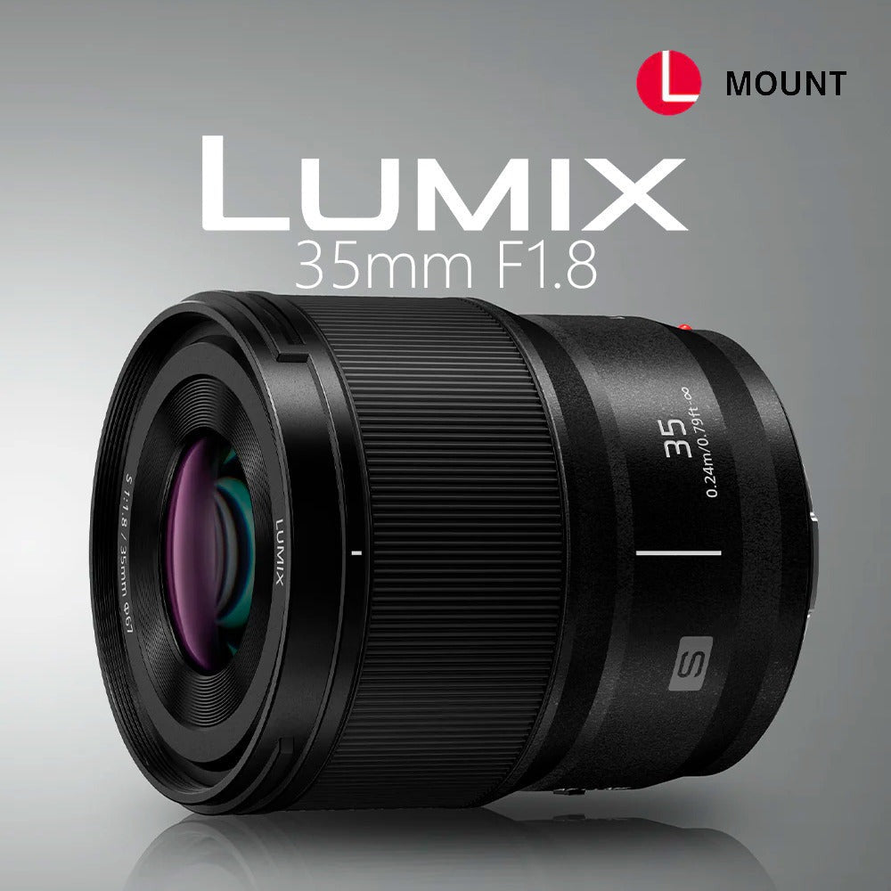 Panasonic Lumix S 35mm f/1.8 Lens, L-Mount, Black (Certified Refurbished)