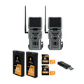Spypoint FLEX-S DARK Cellular Night Vision Trail Camera (Gray) with Accessories