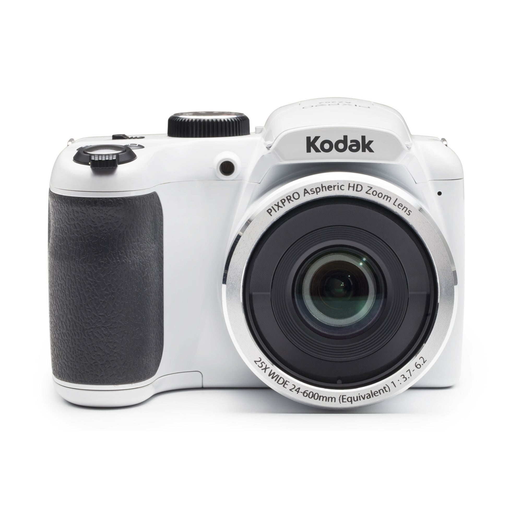 Kodak PIXPRO AZ252 16MP Digital Camera (White) with 32GB SD Card and Case Bundle