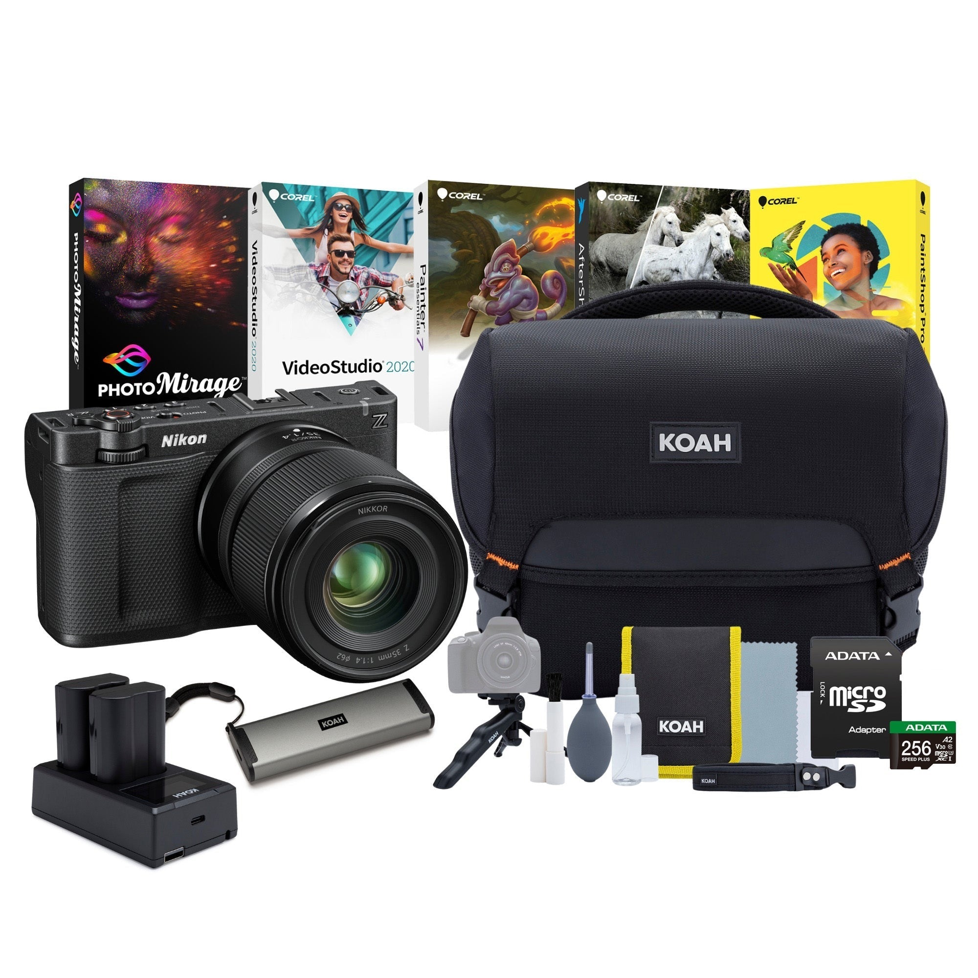 Nikon ZR Cinema Camera with 35mm f/1.4 Lens and Accessories Bundle