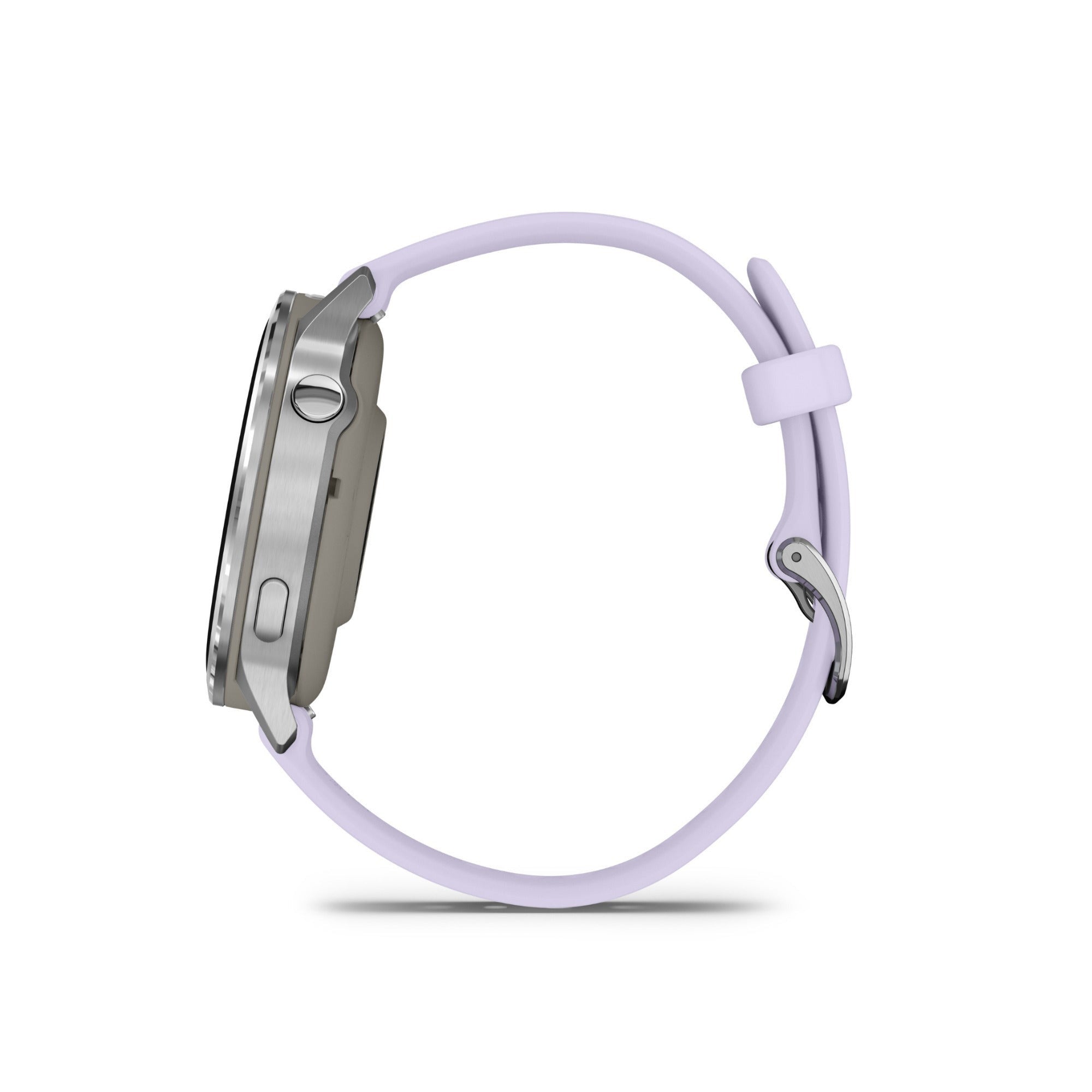 Garmin Venu 4 41mm Smartwatch (Silver with Periwinkle Silicone Band)