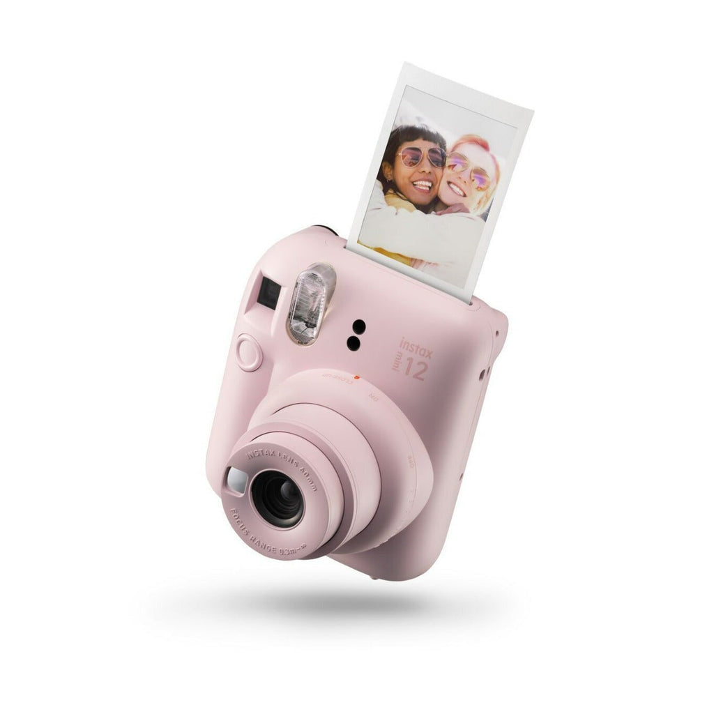 Fujifilm Instax Mini 12 Instant Camera Blossom Pink and Instax Film Kit Bundle