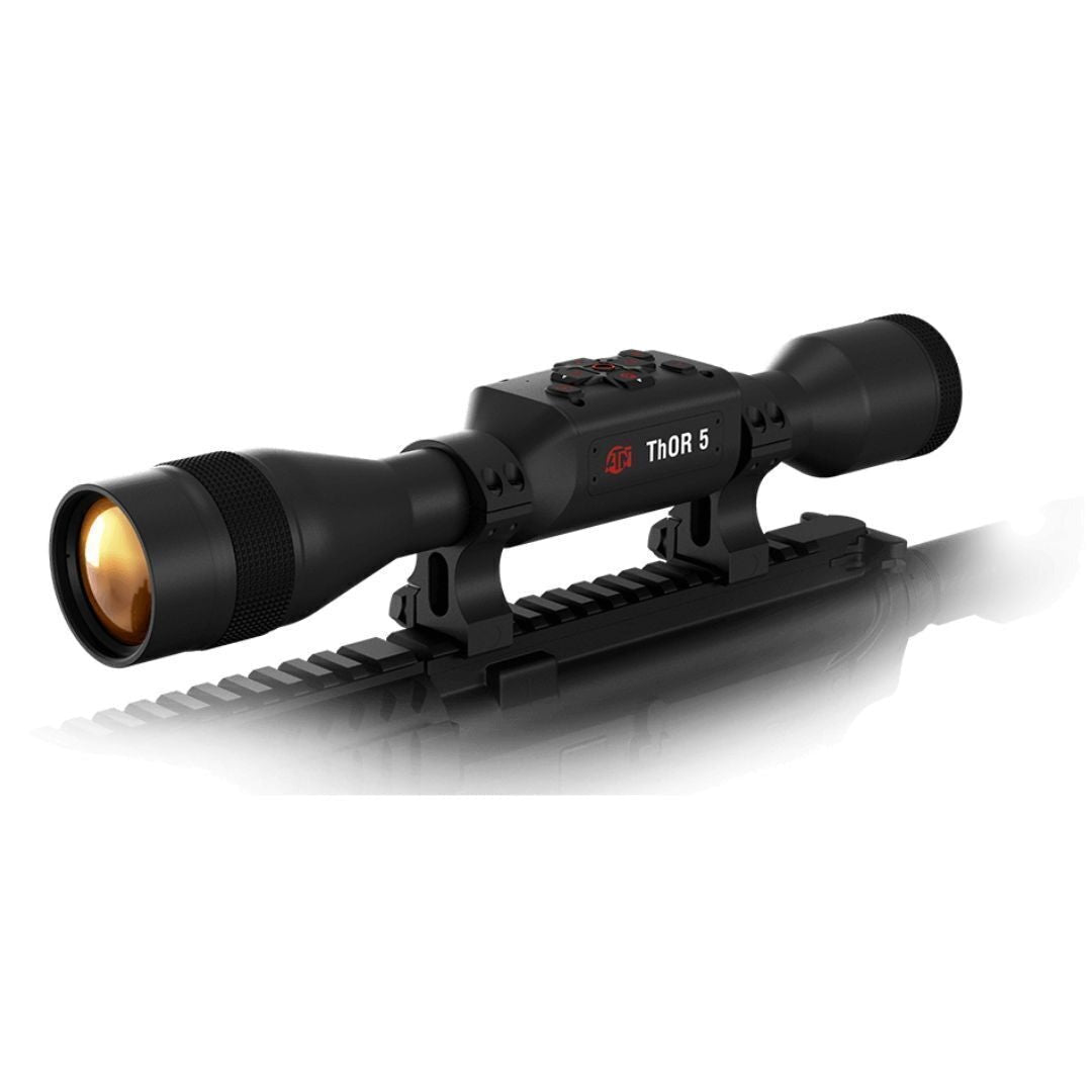 ATN ThOR 5 320 3-12x Weather-Resistant Thermal Riflescope (Black) Bundle