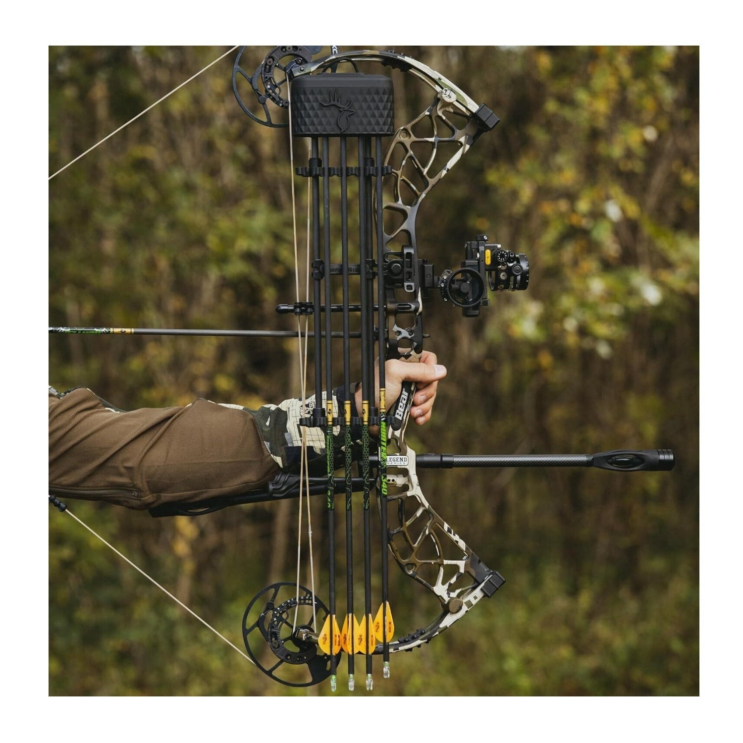 Gold Tip Hunter XT 300 Arrows with 2 Inch Raptor Vane (Pack of 6)