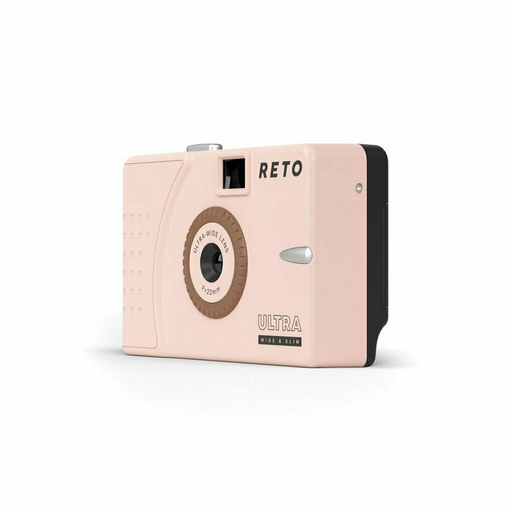 Reto 35mm Ultra Wide and Slim Film Camera with 22mm Lens (Pastel Pink)