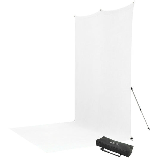 Westcott X-Drop Pro Wrinkle-Resistant Backdrop Kit White Sweep (8x13) Feet