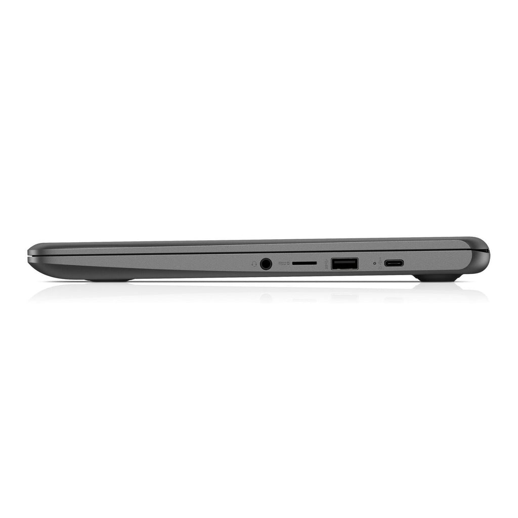 HP Chromebook 14-ca Laptop, 14" FHD, Intel N3350, 4GB RAM, 32GB eMMC (Certified Refurbished)