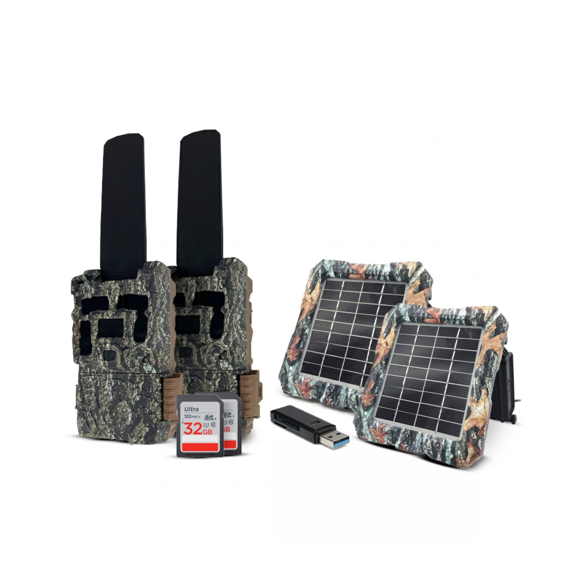 Browning Defender Wireless Pro Scout Max Trail Camera (2 Pack) with Accessories
