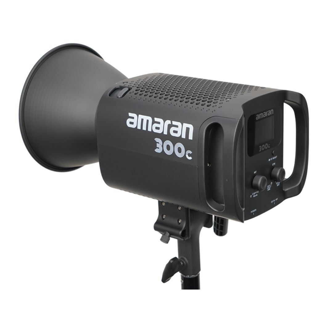 Aputure amaran 300c 300W RGBWW Full-Color Bowens Mount Point-Source LED (Charcoal)