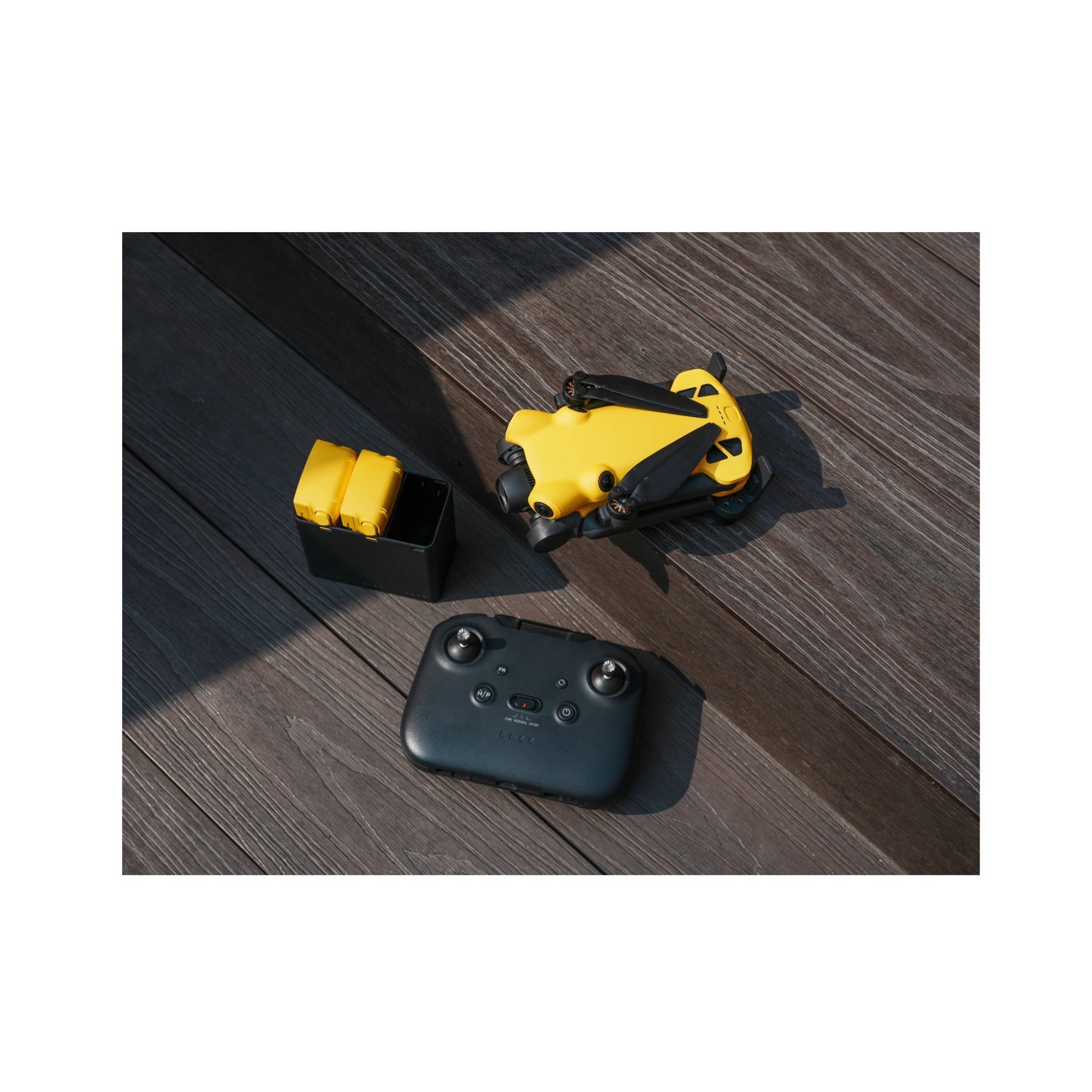 SKYROVER X1 48MP 4K Camera Drone (Yellow) Bundle with Hard Case and Accessories