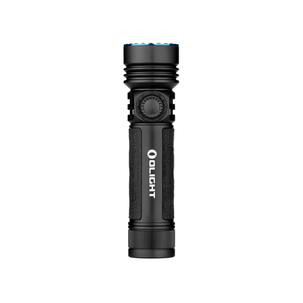 Olight Seeker 4 Pro Rechargeable LED Flashlight (Cool White, Matte Black)