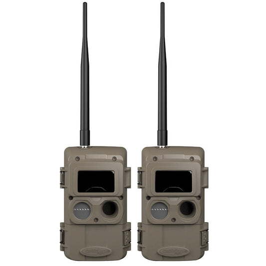 Cuddeback CuddeLink Black Flash Wireless LED Trail Camera (2-Pack) Bundle