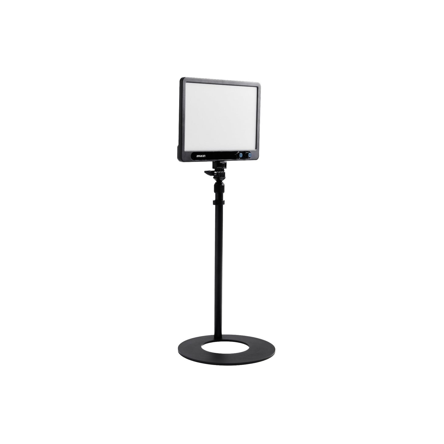Amaran Base Stand with Adjustable Height and Integrated Locking Wheel (Black)