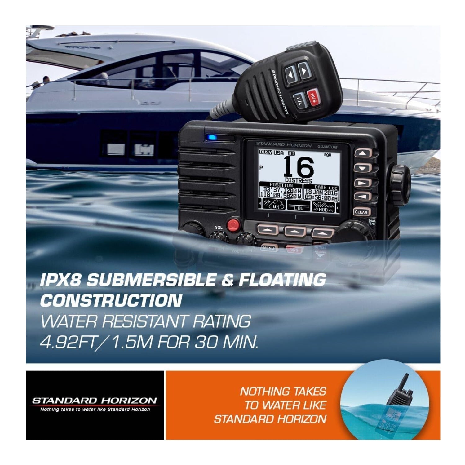 Standard Horizon GX6000 Commercial Grade Fixed Mount VHF with NMEA2000