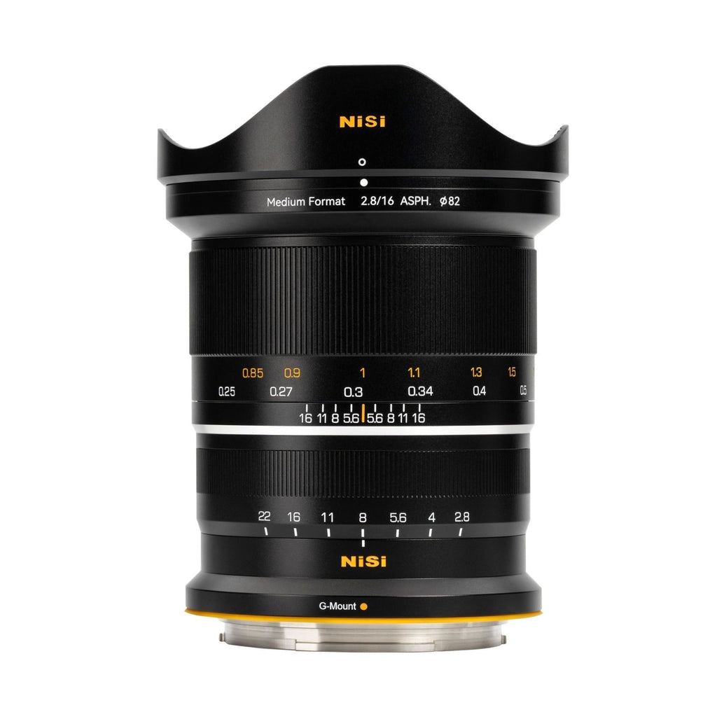 NiSi 16mm f/2.8 ASPH Ultra-Wide Medium Format Lens (Fujifilm G-Mount)