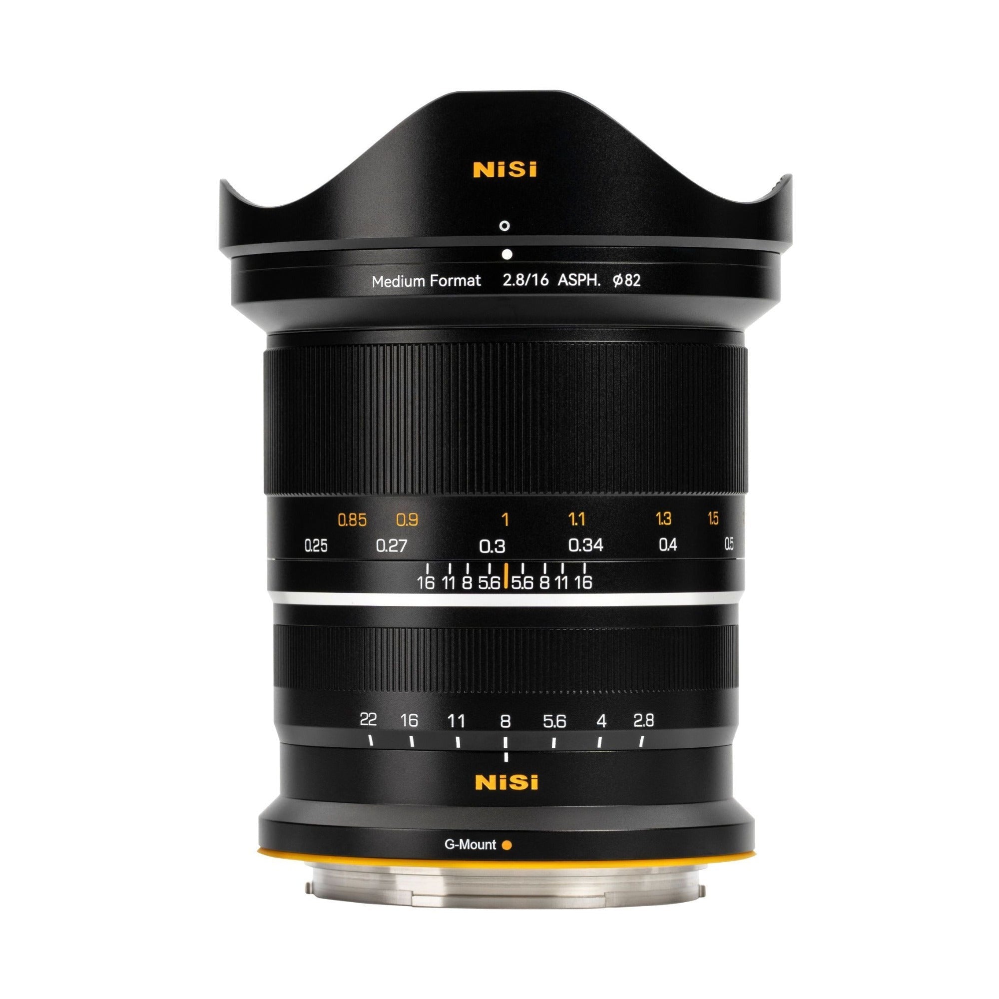 NiSi 16mm f/2.8 ASPH Ultra-Wide Medium Format Lens (Fujifilm G-Mount)