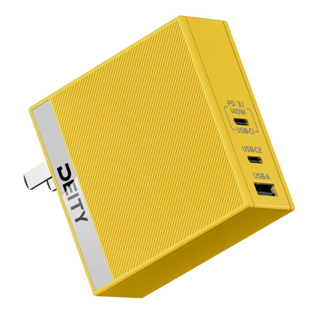 Deity S-95 Smart Battery with DQC2 Battery Charger, and 140 Watt GaN Pro USB-C Power Adapter