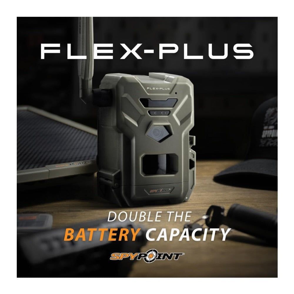 Spypoint FLEX-PLUS Cellular Trail Camera with Memory Card (6-Pack) and Reader